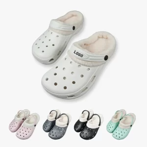 conton-crocs-shoes-custom-indoor-keep-warm-furry-eva-clogs-wholesale-3