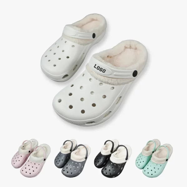 conton-crocs-shoes-custom-indoor-keep-warm-furry-eva-clogs-wholesale-3