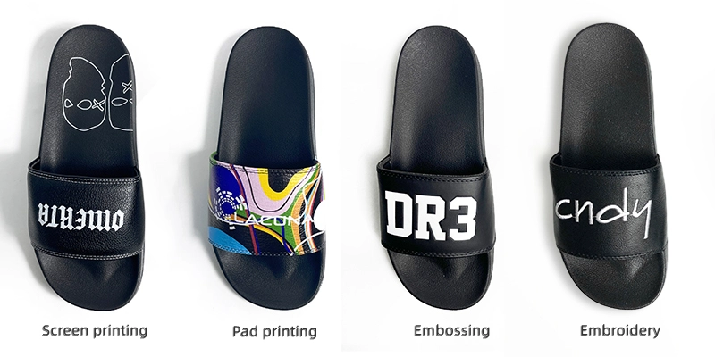 PU Upper Slipper Customization — Logo and Pattern Options